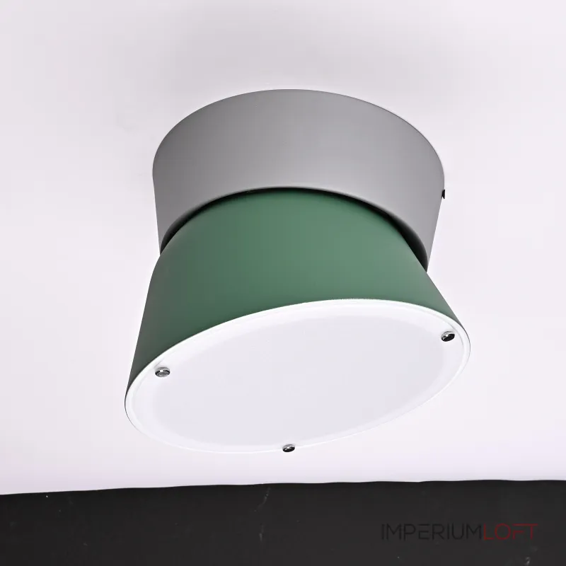 Потолочный светильник KNAP D25 Green с элегантным сдержанным плафоном Потолочный светильник KNAP D25 Green с элегантным сдержанным плафоном