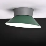 Потолочный светильник KNAP D40 Green с элегантным сдержанным плафоном
