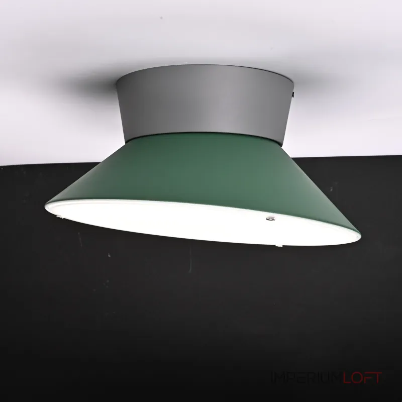 Потолочный светильник KNAP D40 Green с элегантным сдержанным плафоном Потолочный светильник KNAP D40 Green с элегантным сдержанным плафоном
