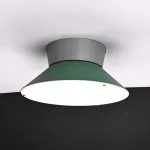 Потолочный светильник KNAP D40 Green с элегантным сдержанным плафоном