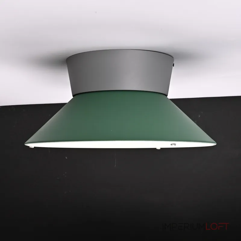 Потолочный светильник KNAP D40 Green с элегантным сдержанным плафоном Потолочный светильник KNAP D40 Green с элегантным сдержанным плафоном