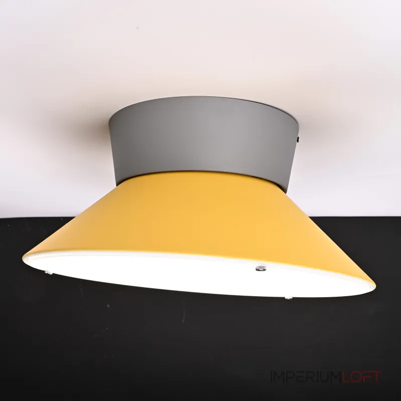 Потолочный светильник KNAP D40 Yellow с элегантным сдержанным плафоном Потолочный светильник KNAP D40 Yellow с элегантным сдержанным плафоном