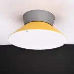Потолочный светильник KNAP D40 Yellow с элегантным сдержанным плафоном