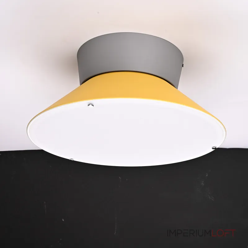 Потолочный светильник KNAP D40 Yellow с элегантным сдержанным плафоном Потолочный светильник KNAP D40 Yellow с элегантным сдержанным плафоном