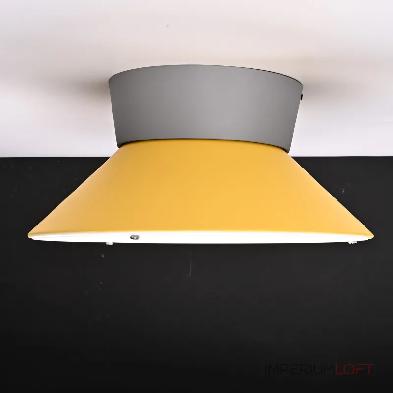 Потолочный светильник KNAP D40 Yellow с элегантным сдержанным плафоном Потолочный светильник KNAP D40 Yellow с элегантным сдержанным плафоном