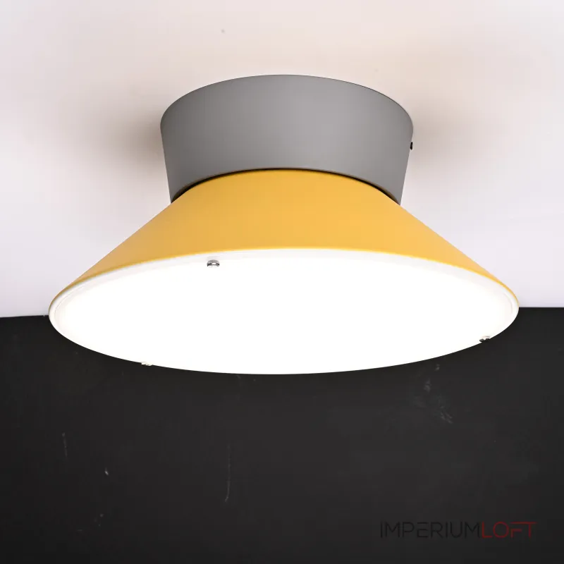 Потолочный светильник KNAP D40 Yellow с элегантным сдержанным плафоном Потолочный светильник KNAP D40 Yellow с элегантным сдержанным плафоном