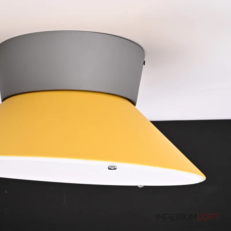 Потолочный светильник KNAP D40 Yellow с элегантным сдержанным плафоном Потолочный светильник KNAP D40 Yellow с элегантным сдержанным плафоном
