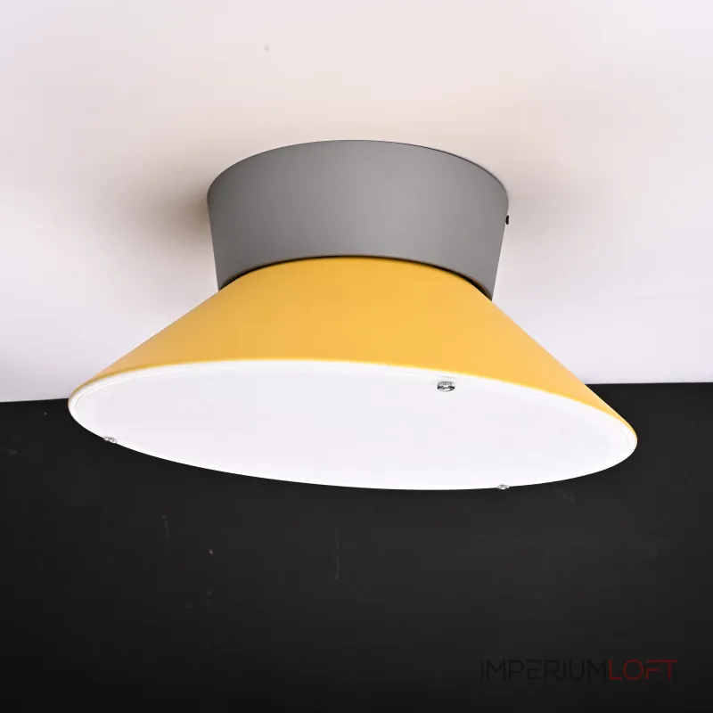 Потолочный светильник KNAP D40 Yellow с элегантным сдержанным плафоном Потолочный светильник KNAP D40 Yellow с элегантным сдержанным плафоном