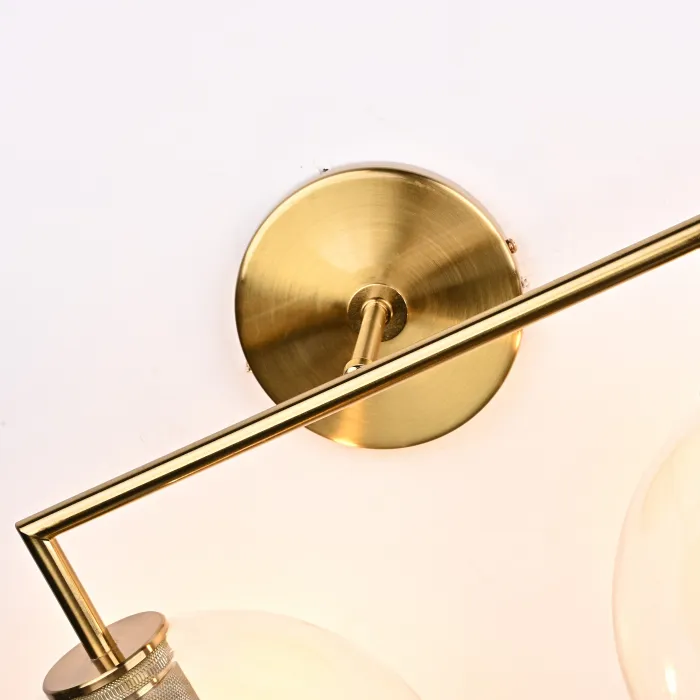 Бра RH Utilitaire Globe Shade Double Sconce Brass от ImperiumLoft