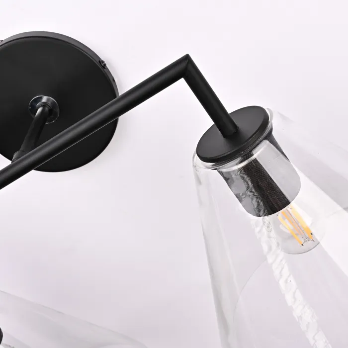 Бра RH Utilitaire Funnel Shade Double Sconce Black от ImperiumLoft