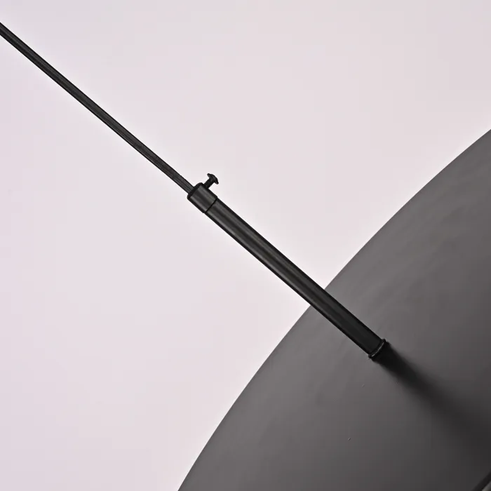 Люстра RH Utilitaire Disk Triple Pendant Black от ImperiumLoft