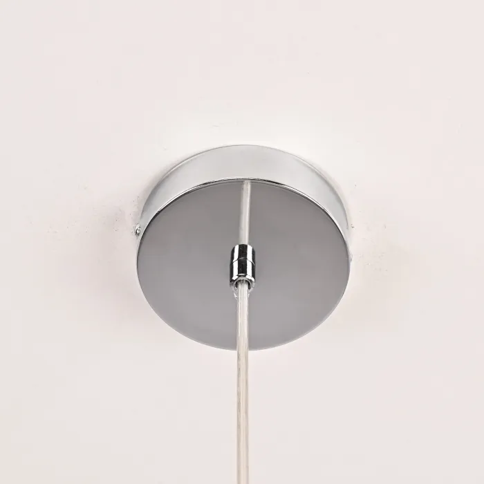 Люстра RH Utilitaire Disk Triple Pendant Silver от ImperiumLoft