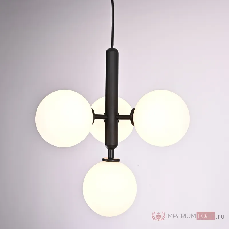 Подвесной светильник RAFFIN 4 White Black от ImperiumLoft