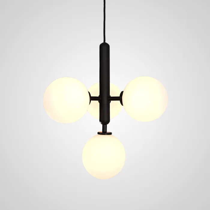 Подвесной светильник RAFFIN 4 White Black от ImperiumLoft