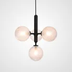 Подвесной светильник RAFFIN 4 Transparent Black от ImperiumLoft