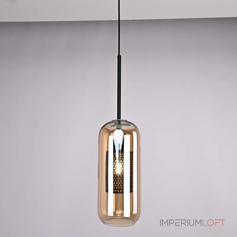 Подвесной светильник CATCH AMBER Cylinder S D12 Подвесной светильник CATCH AMBER Cylinder S D12