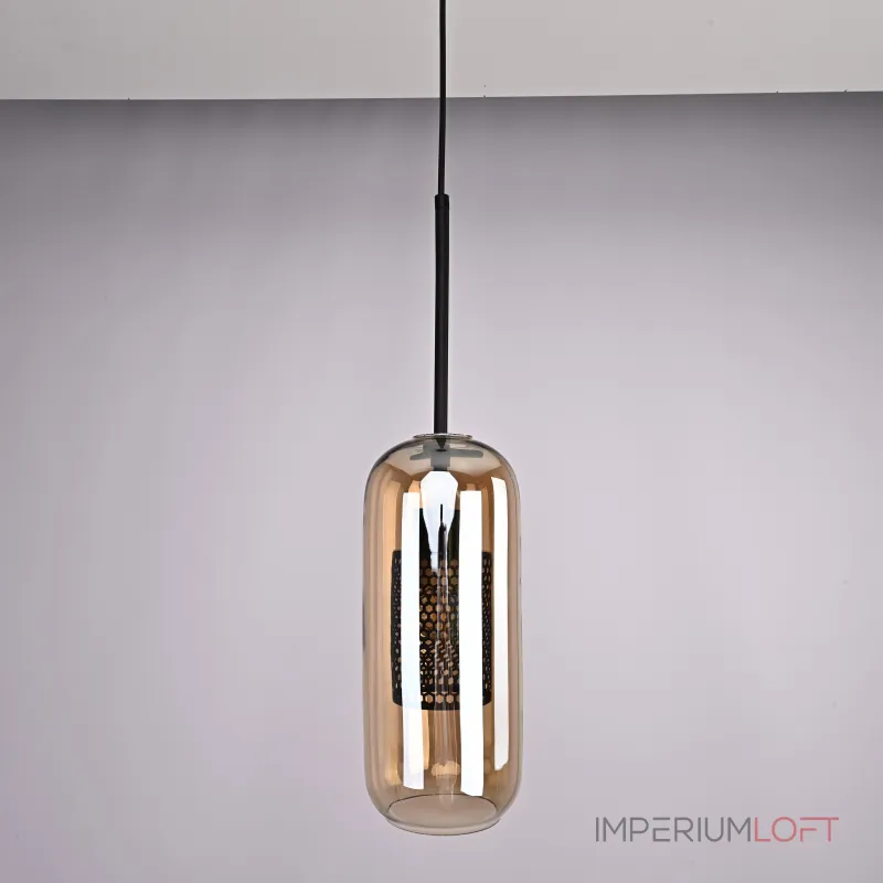 Подвесной светильник CATCH AMBER Cylinder S D12 Подвесной светильник CATCH AMBER Cylinder S D12