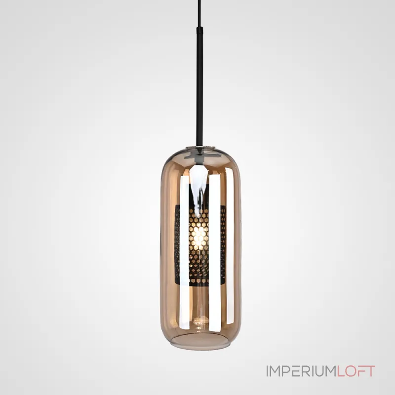 Подвесной светильник CATCH AMBER Cylinder S D12 Подвесной светильник CATCH AMBER Cylinder S D12