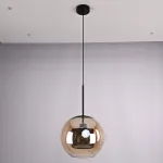 Подвесной светильник CATCH AMBER  Ball L D30 от ImperiumLoft