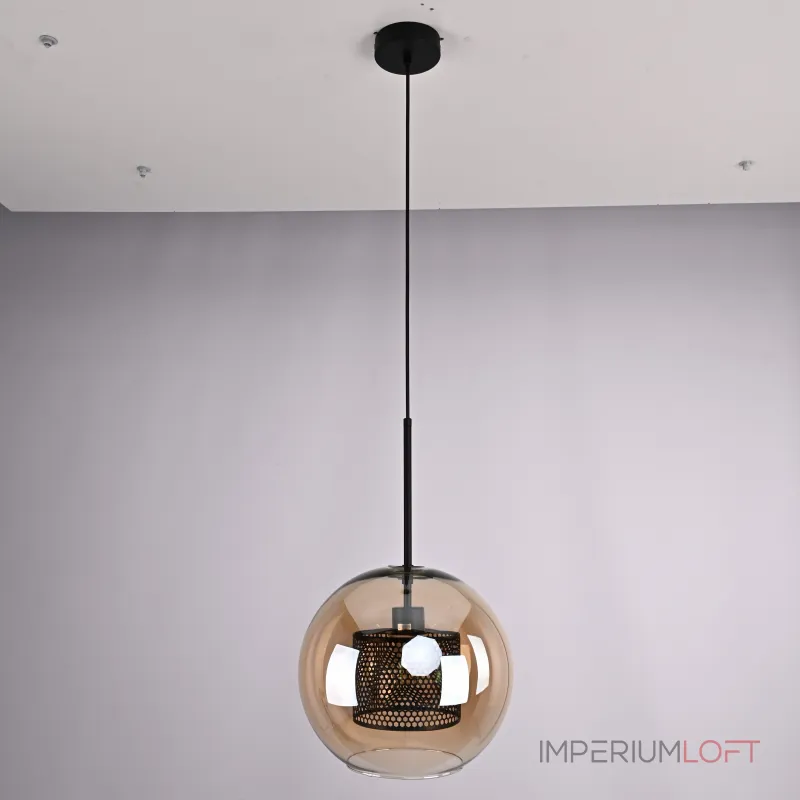 Подвесной светильник CATCH AMBER Ball L D30 Подвесной светильник CATCH AMBER Ball L D30