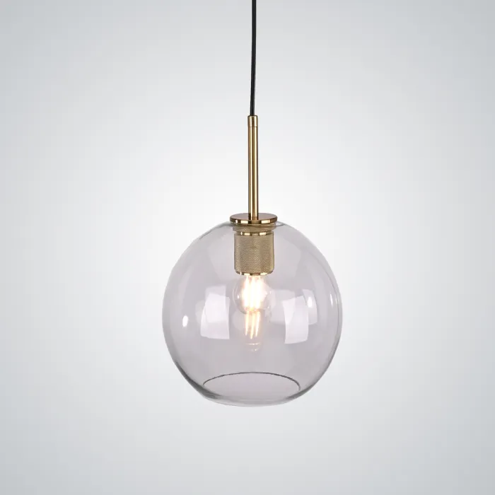 Подвесной светильник RH Utilitaire Globe Pendant Brass от ImperiumLoft