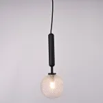 Подвесной светильник RAFFIN Black/Transparent от ImperiumLoft