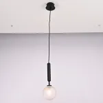 Подвесной светильник RAFFIN Black/Transparent от ImperiumLoft