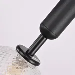 Подвесной светильник RAFFIN Black/Transparent от ImperiumLoft
