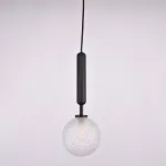 Подвесной светильник RAFFIN Black/Transparent от ImperiumLoft