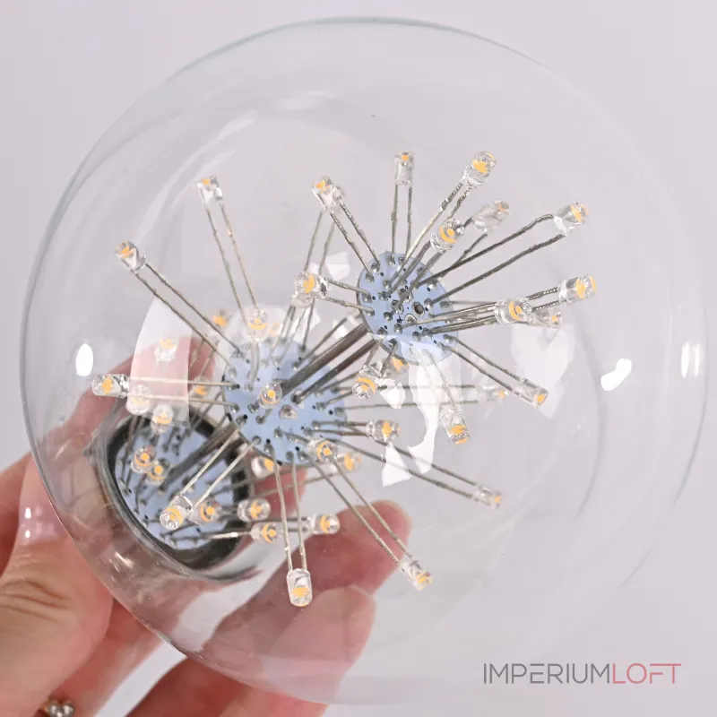 Лампа прозрачная с елочкой LED Е27 1.5W