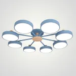 Потолочная люстра MOVE 8 Blue