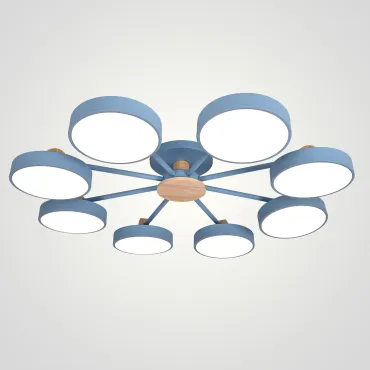 Потолочная люстра MOVE 8 Blue