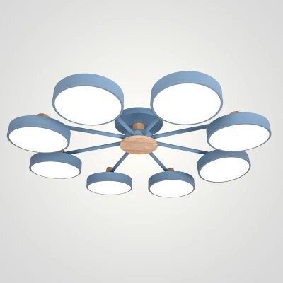 Потолочная люстра MOVE 8 Blue