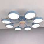Потолочная люстра MOVE 8 Blue