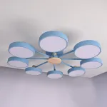 Потолочная люстра MOVE 8 Blue