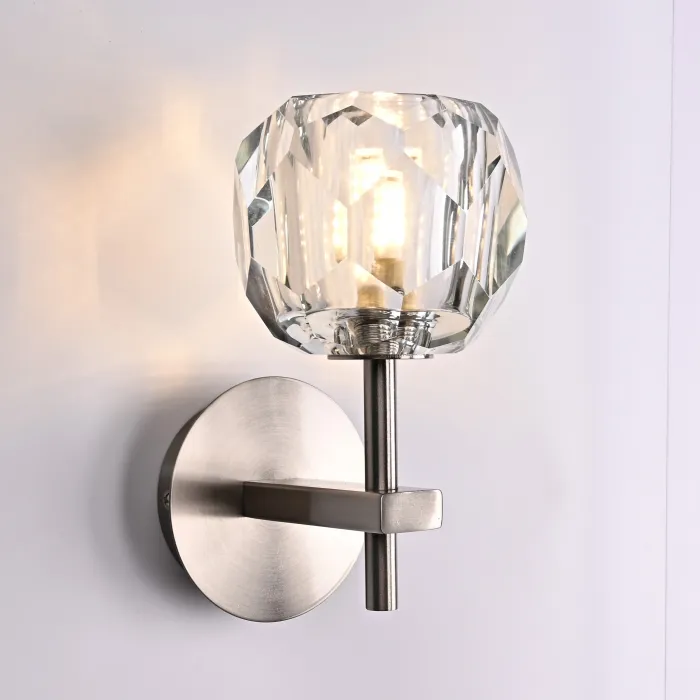 Бра Boule de Cristal Single Sconce Никель от ImperiumLoft
