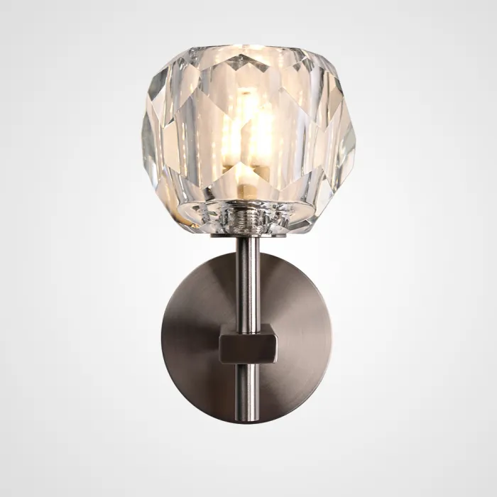 Бра Boule de Cristal Single Sconce Никель от ImperiumLoft