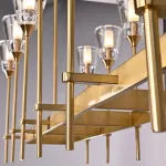 Люстра TORCHE DE VERRE Linear Chandelier 12 от ImperiumLoft