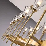 Люстра TORCHE DE VERRE Linear Chandelier 12 от ImperiumLoft