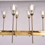 Люстра TORCHE DE VERRE Linear Chandelier 12 от ImperiumLoft