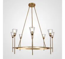 Люстра TORCHE DE VERRE Round Chandelier 8
