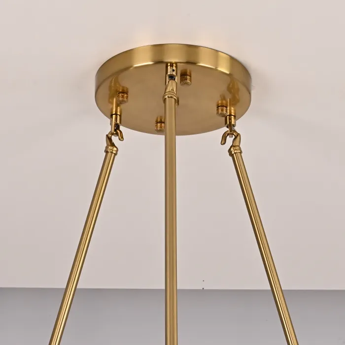 Люстра TORCHE DE VERRE Round Chandelier 8 от ImperiumLoft