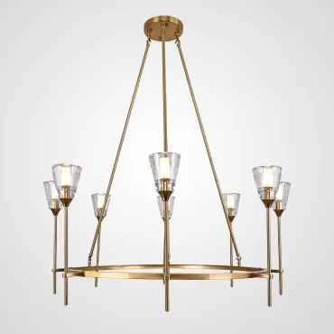 Люстра TORCHE DE VERRE Round Chandelier 8