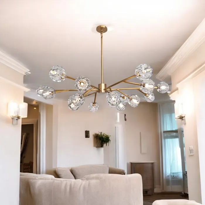 Люстра Boule De Cristal Round Chandelier 18 от ImperiumLoft