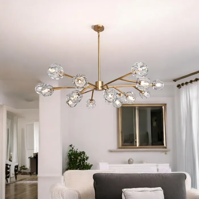 Люстра Boule De Cristal Round Chandelier 18 от ImperiumLoft