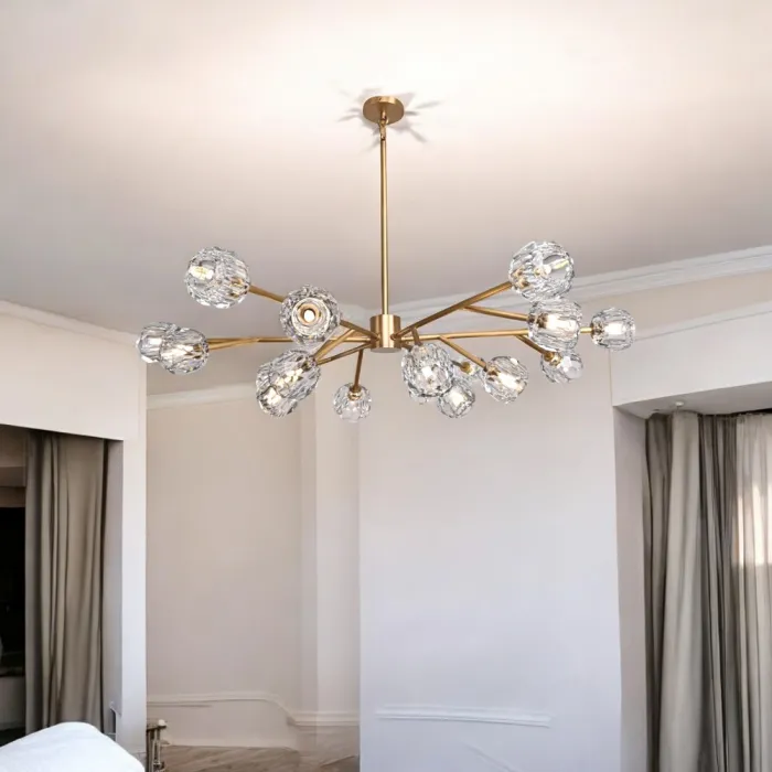 Люстра Boule De Cristal Round Chandelier 18 от ImperiumLoft