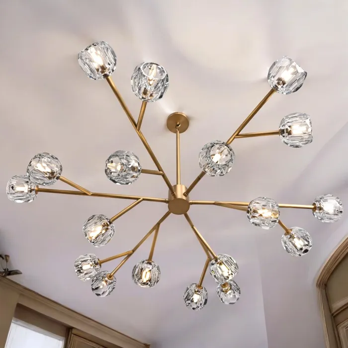 Люстра Boule De Cristal Round Chandelier 18 от ImperiumLoft