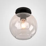 Потолочный светильник RH Utilitaire Globe  Shade Flushmount Black от ImperiumLoft