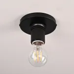 Потолочный светильник RH Utilitaire Socket Flushmount Black от ImperiumLoft