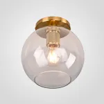 Потолочный светильник RH Utilitaire Globe Shade Flushmount Brass от ImperiumLoft